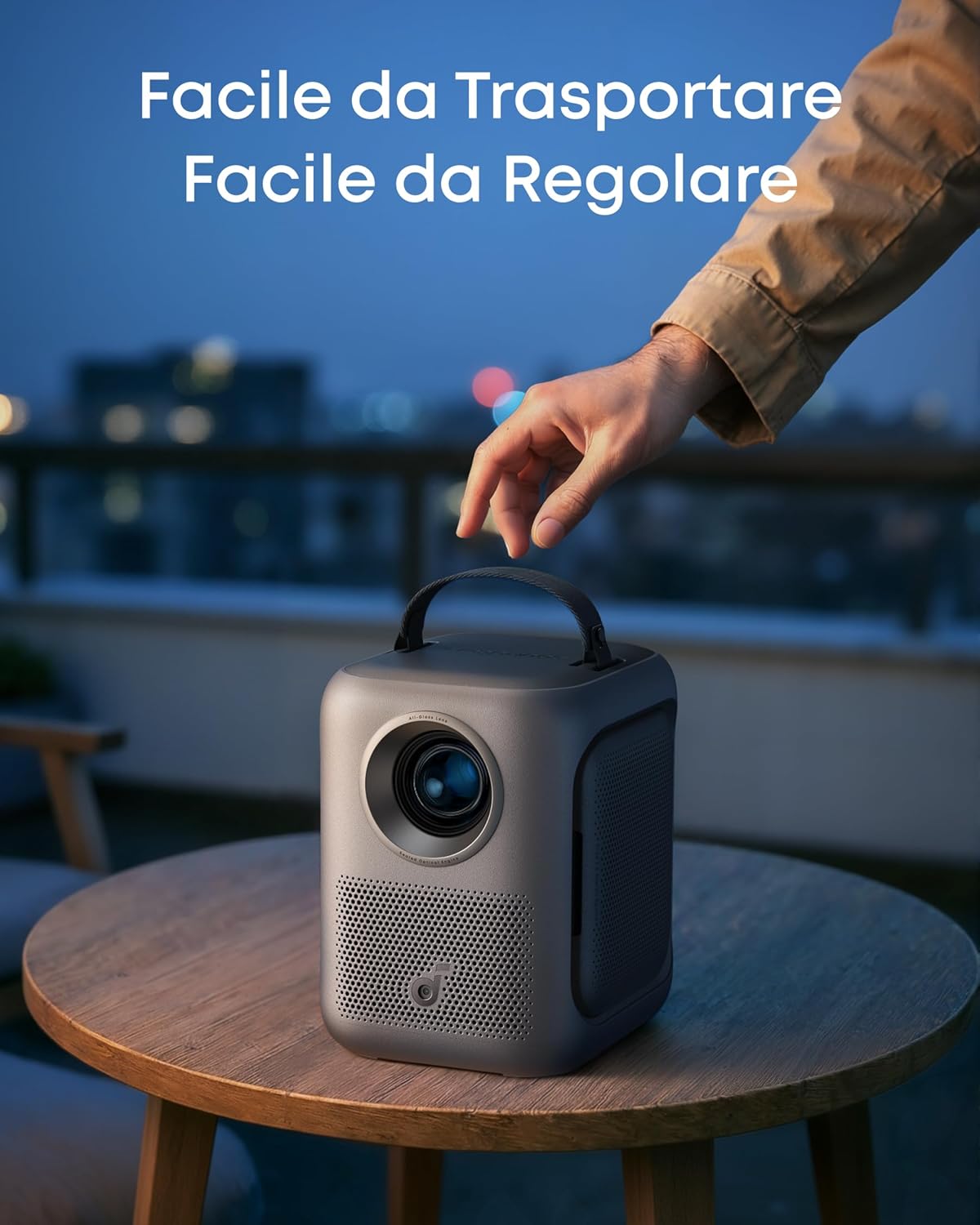 soundcore Nebula P1i | Il primo proiettore portatile smart al mondo con speaker ribaltabili