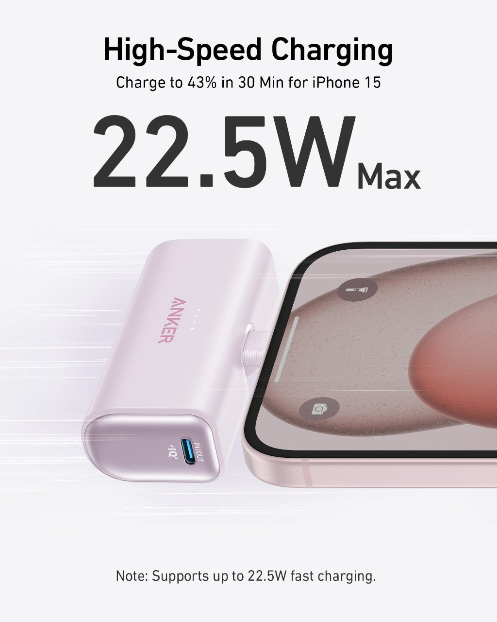 soundcore Liberty 5 Pro | Auricolari con cancellazione +Anker Nano Power Bank (22,5 W, connettore USB-C integrato)