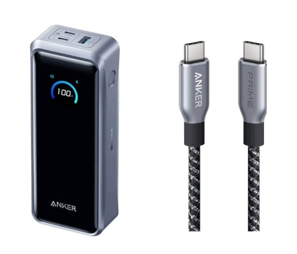 Anker Prime Powerbank  (26K, 300W)+Cavo Anker Prime da USB-C a USB-C