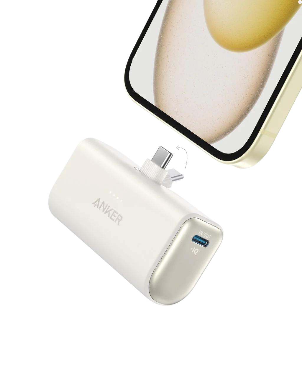soundcore Liberty 5 Pro | Auricolari con cancellazione +Anker Nano Power Bank (22,5 W, connettore USB-C integrato)