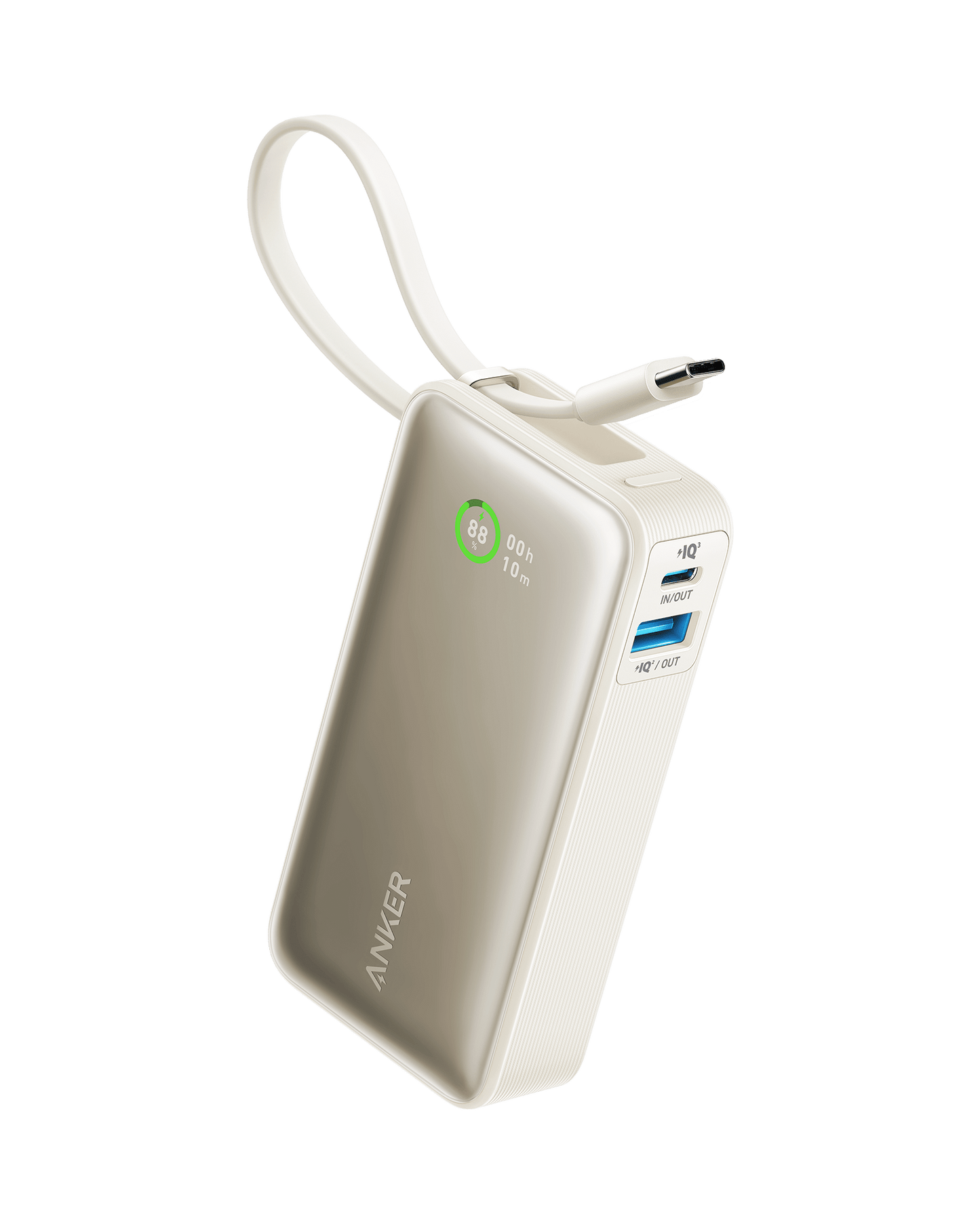 Anker Nano Power Bank (30 W, cavo USB-C integrato)