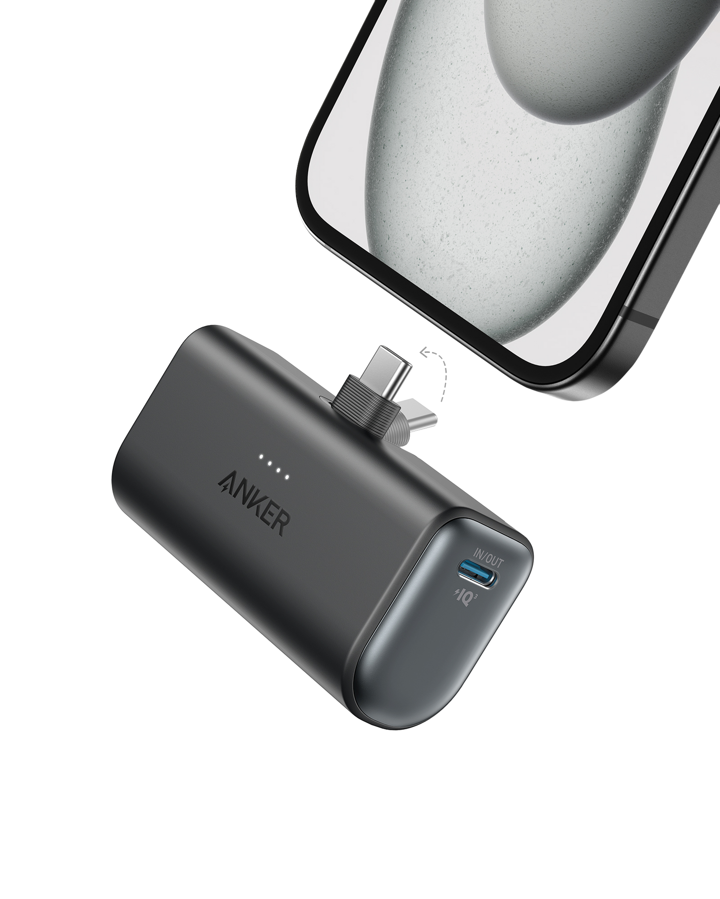 soundcore Liberty 5 Pro Max | Auricolari con Registrazione AI e Custodia Smart+Anker Nano Power Bank (22,5 W, connettore USB-C integrato)