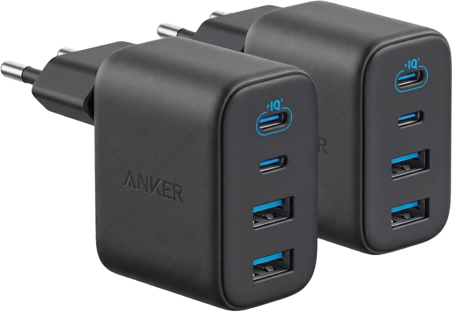 Anker Caricatore USB C 50W,  Adattatore a 4 Porte con Potenza