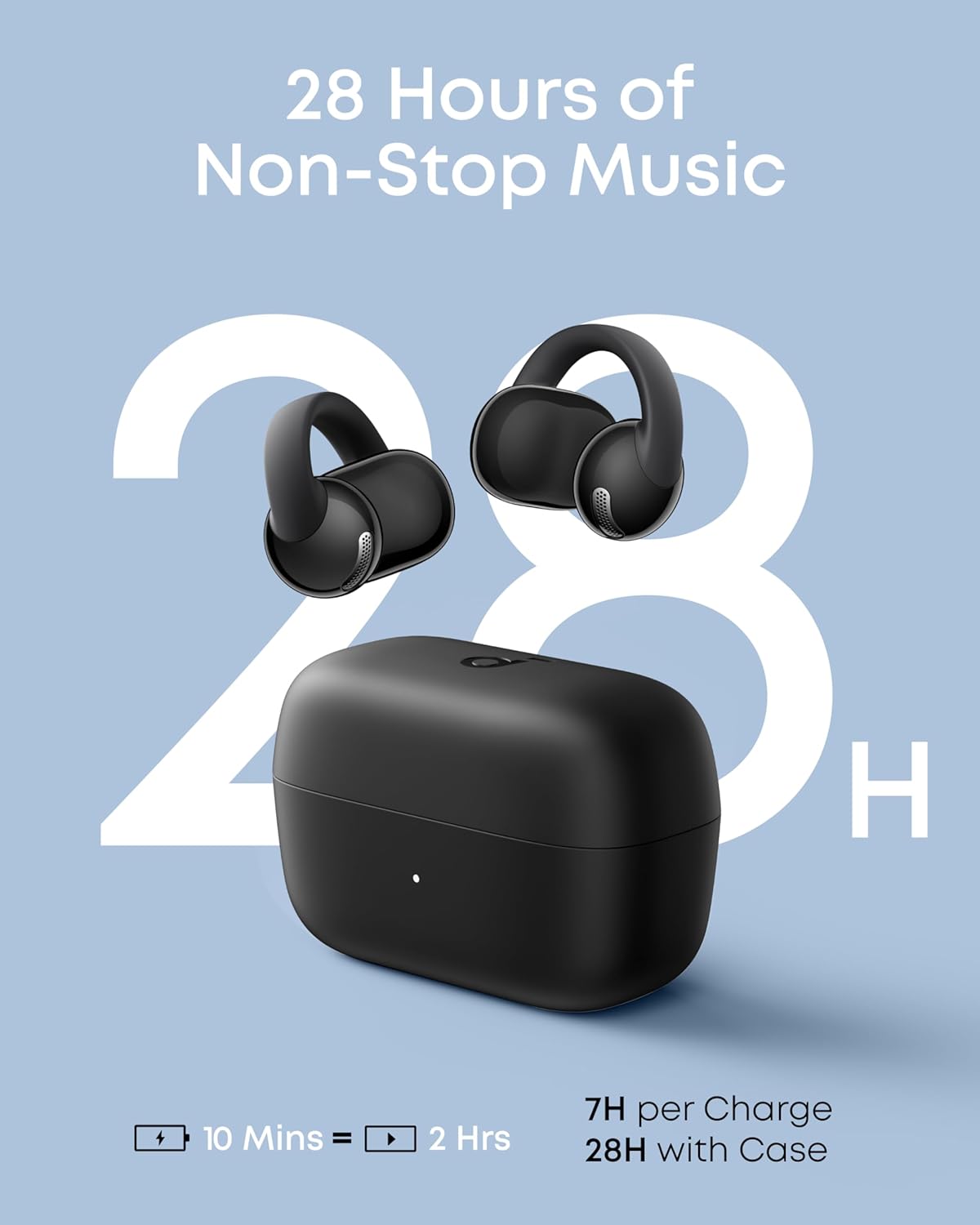 soundcore C50i | Auricolari open‑ear con bassi potenti