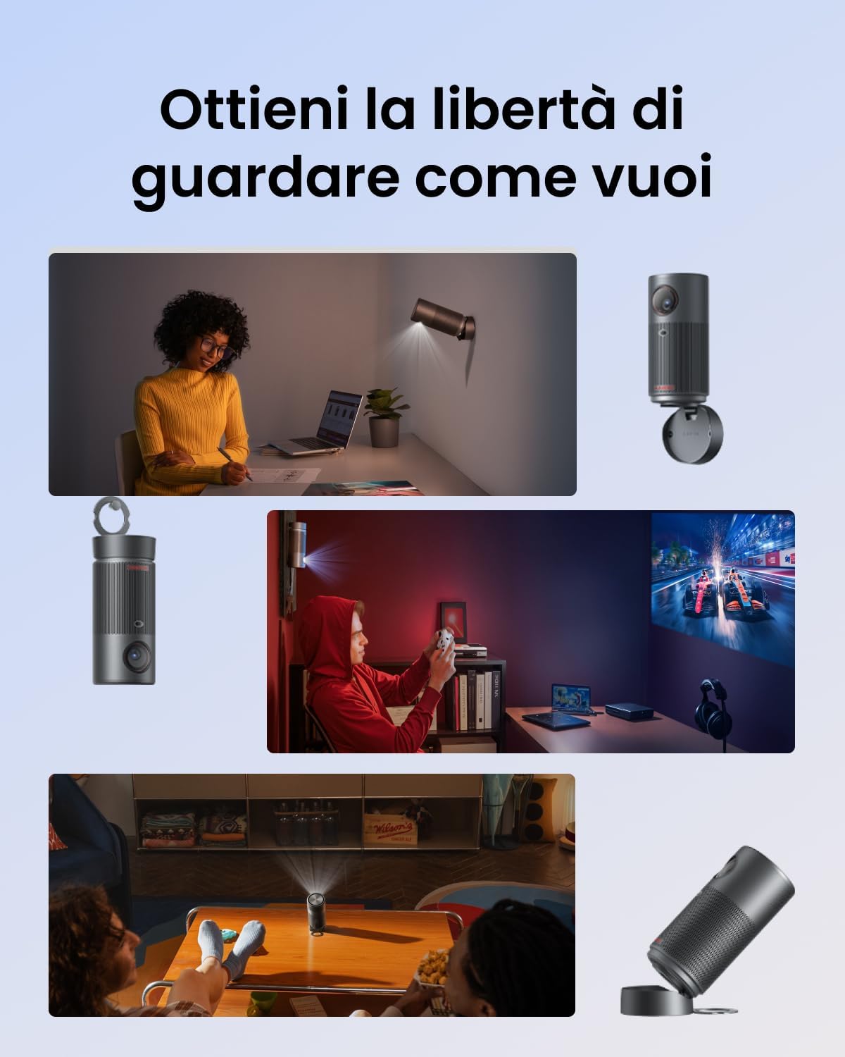 Capsule Air | Il più piccolo proiettore Google TV al mondo