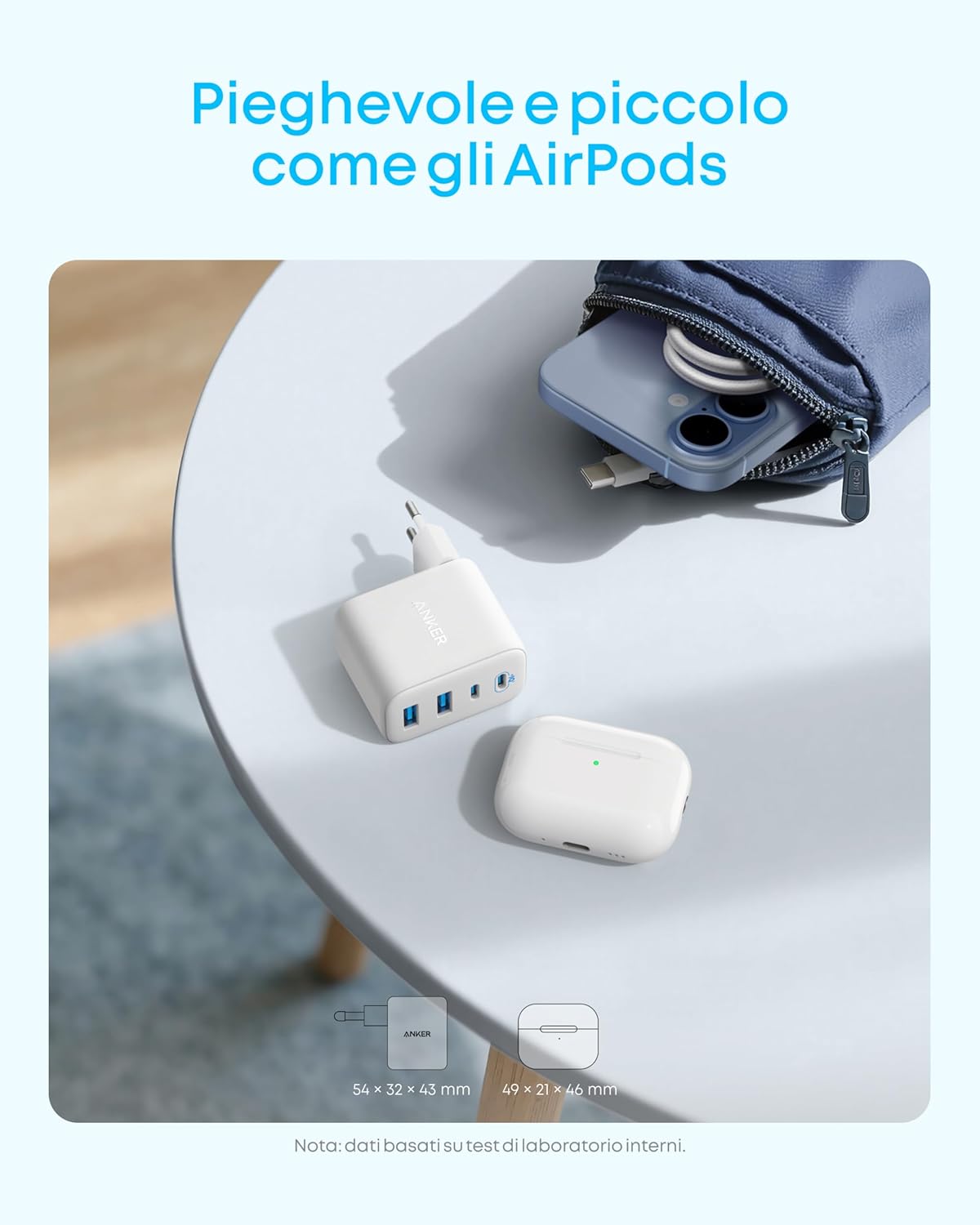 Anker Zolo Caricatore (50W, 4 porte)