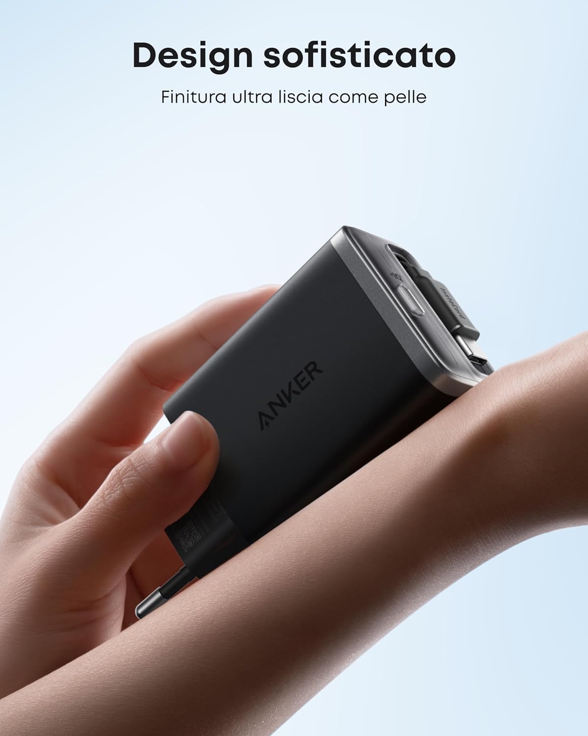 Anker Nano Caricatore (35 W, con cavo USBC retrattile integrato)