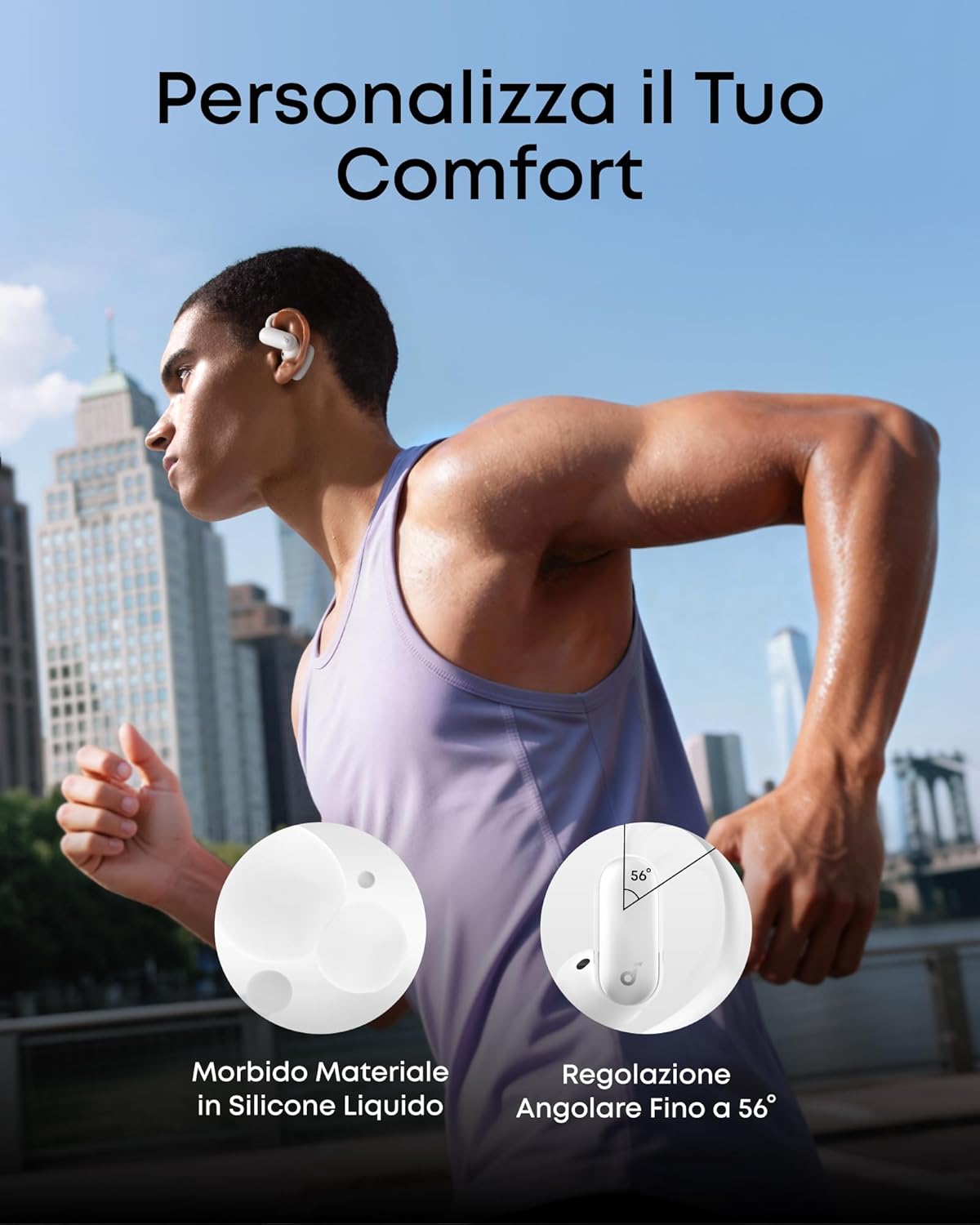 soundcore AeroFit 2 Pro｜Auricolari Semi‑Open‑Ear per ogni situazione
