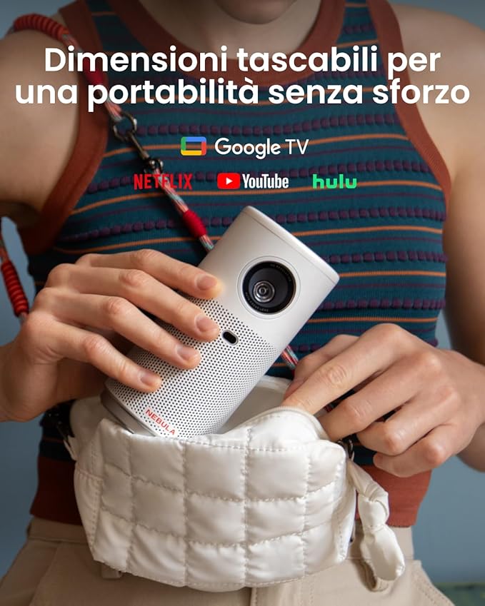 Capsule Air | Il più piccolo proiettore Google TV al mondo
