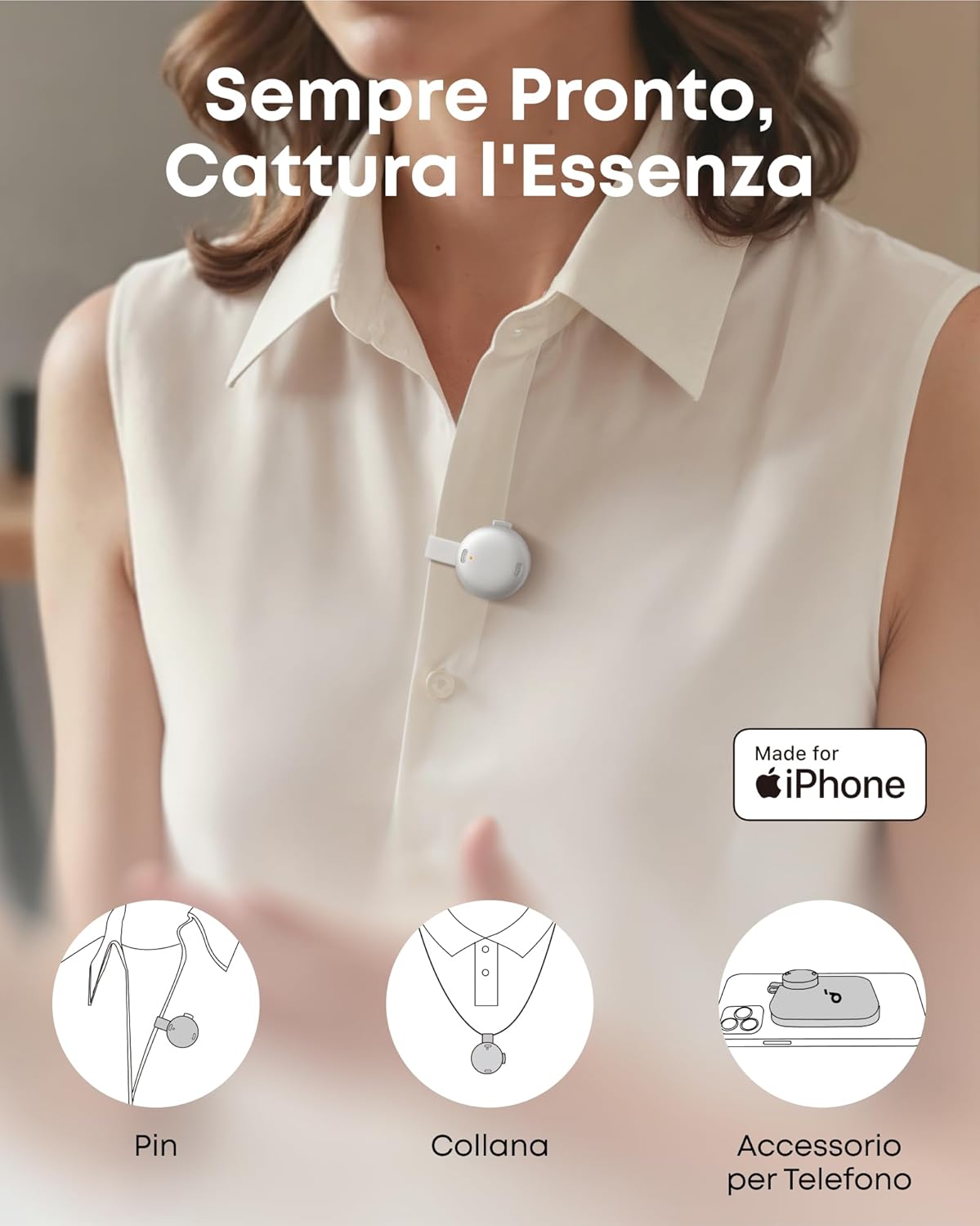 soundcore Work | Registratore vocale AI tascabile