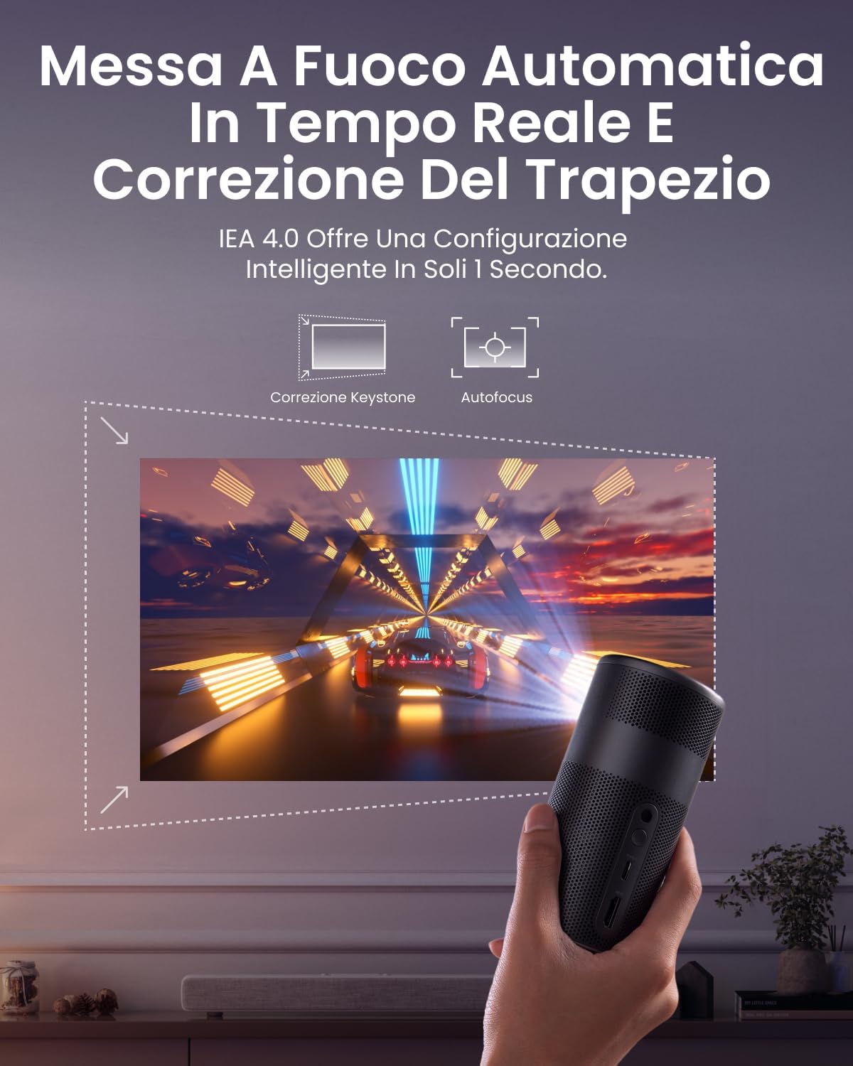 Capsule Air | Il più piccolo proiettore Google TV al mondo