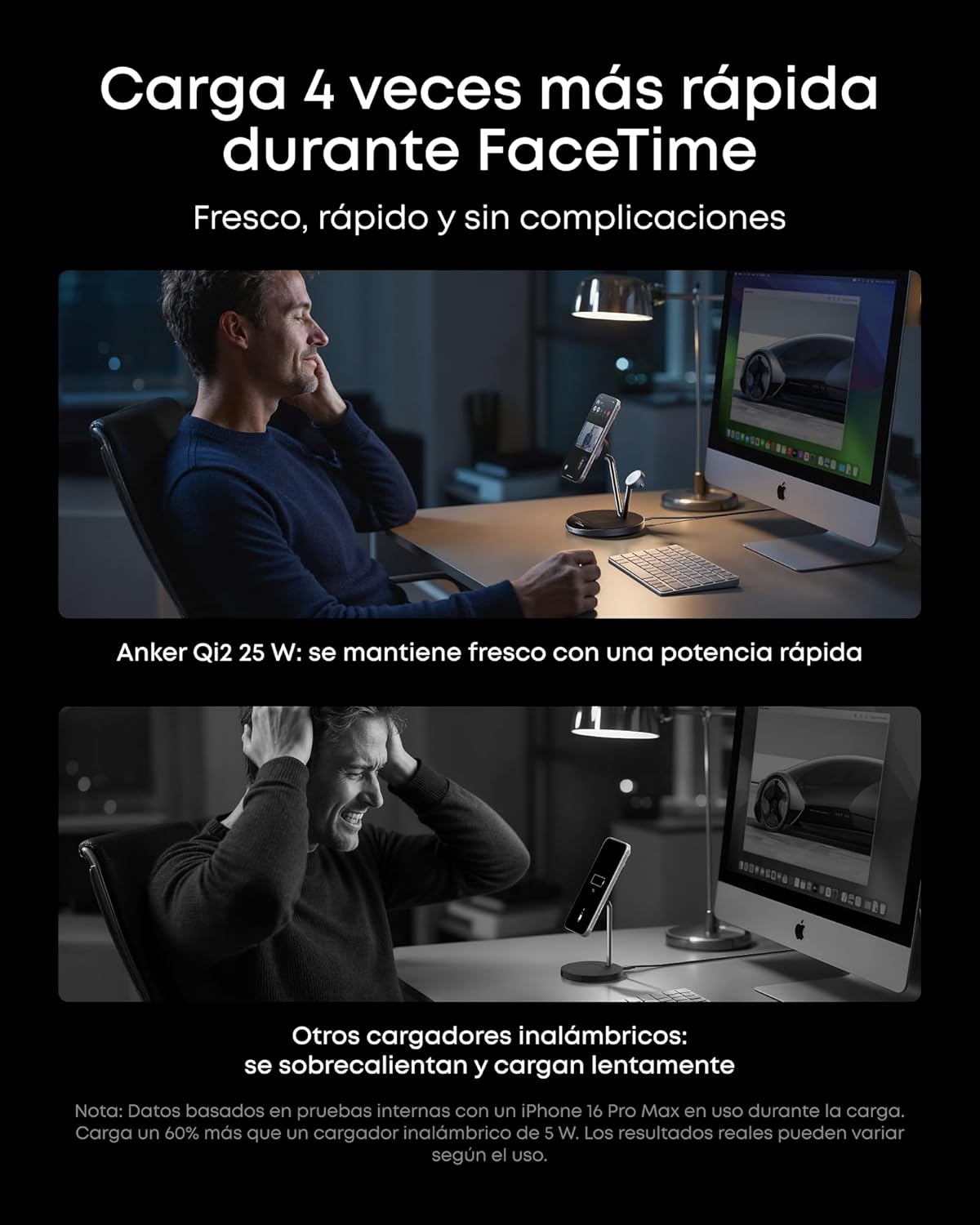 Anker Prima Stazione di Ricarica Wireless(Supporto 3 in 1)