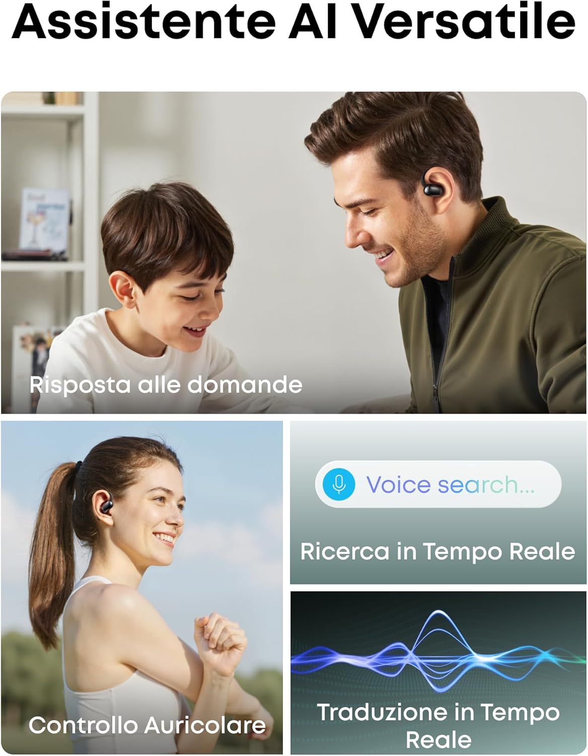soundcore AeroFit 2 AI Assistant | Traduzione AI per un mondo connesso