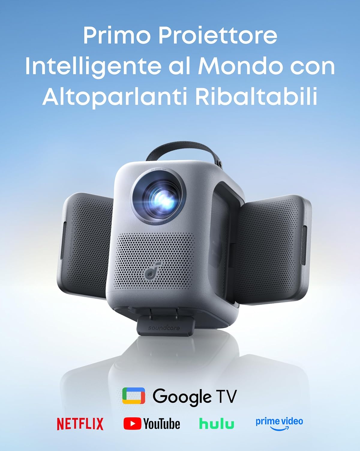 soundcore Nebula P1i | Il primo proiettore portatile smart al mondo con speaker ribaltabili
