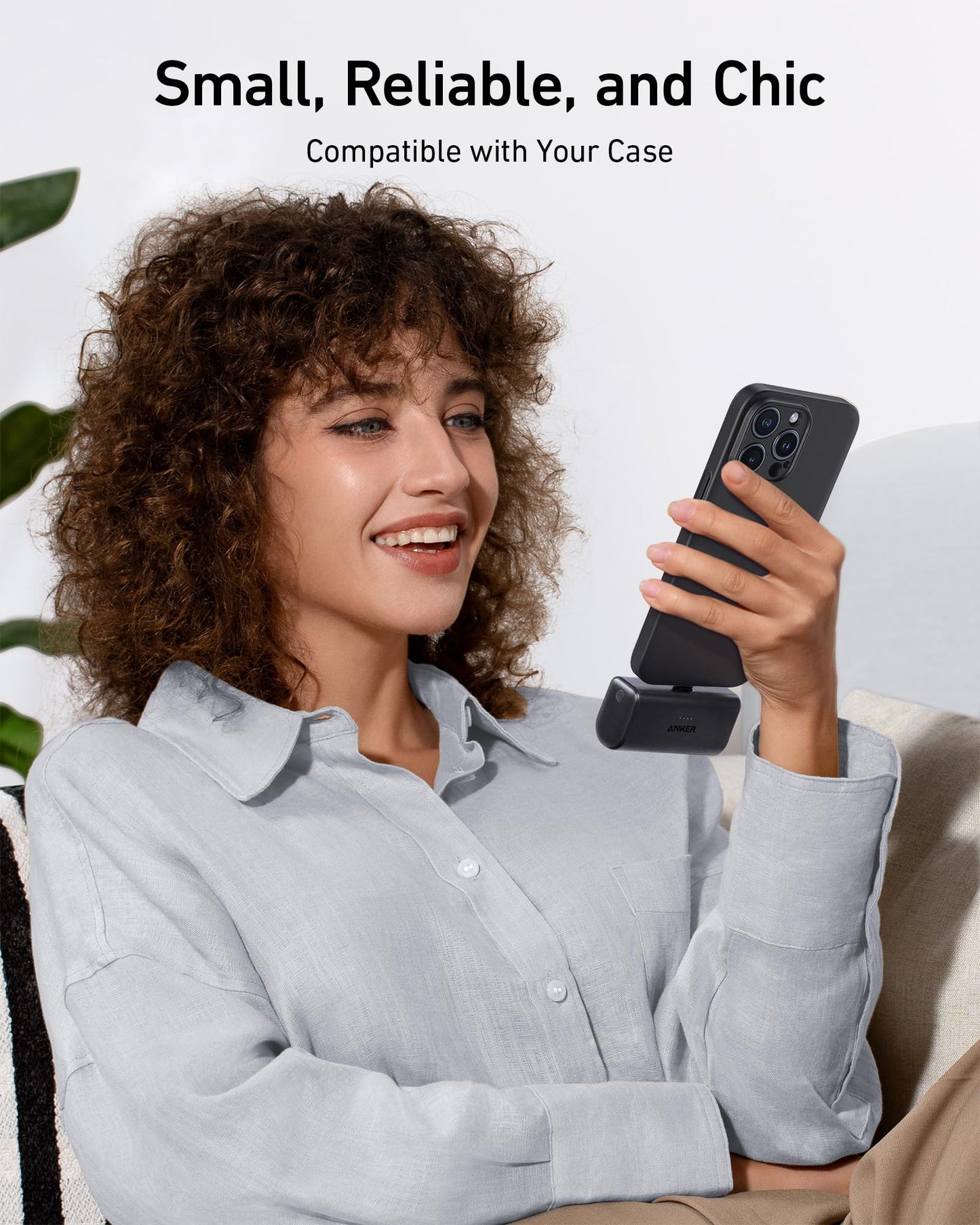 soundcore Liberty 5 Pro Max | Auricolari con Registrazione AI e Custodia Smart+Anker Nano Power Bank (22,5 W, connettore USB-C integrato)