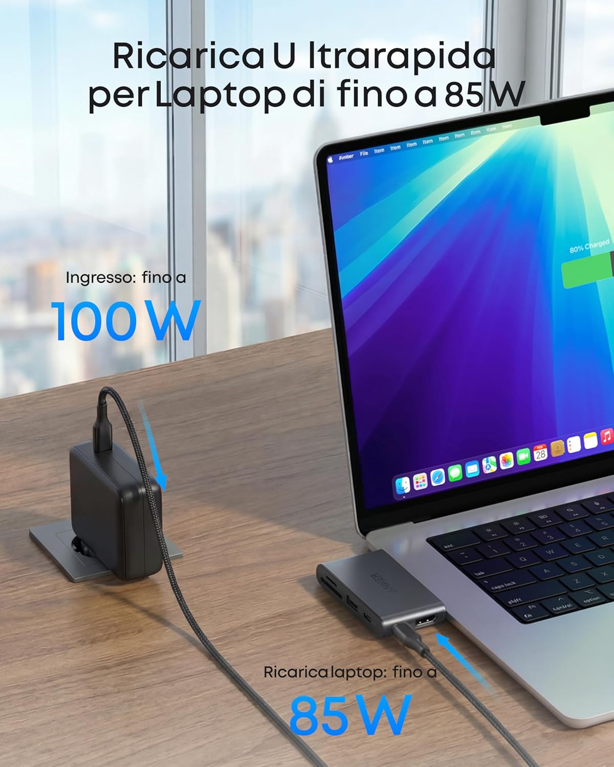 Anker Nano USB-C Hub (6-in-1, 5Gbps)