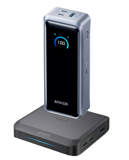 Anker Prime Powerbank  (26K, 300W)+Anker Prime Base di ricarica (150 W, 3 porte)
