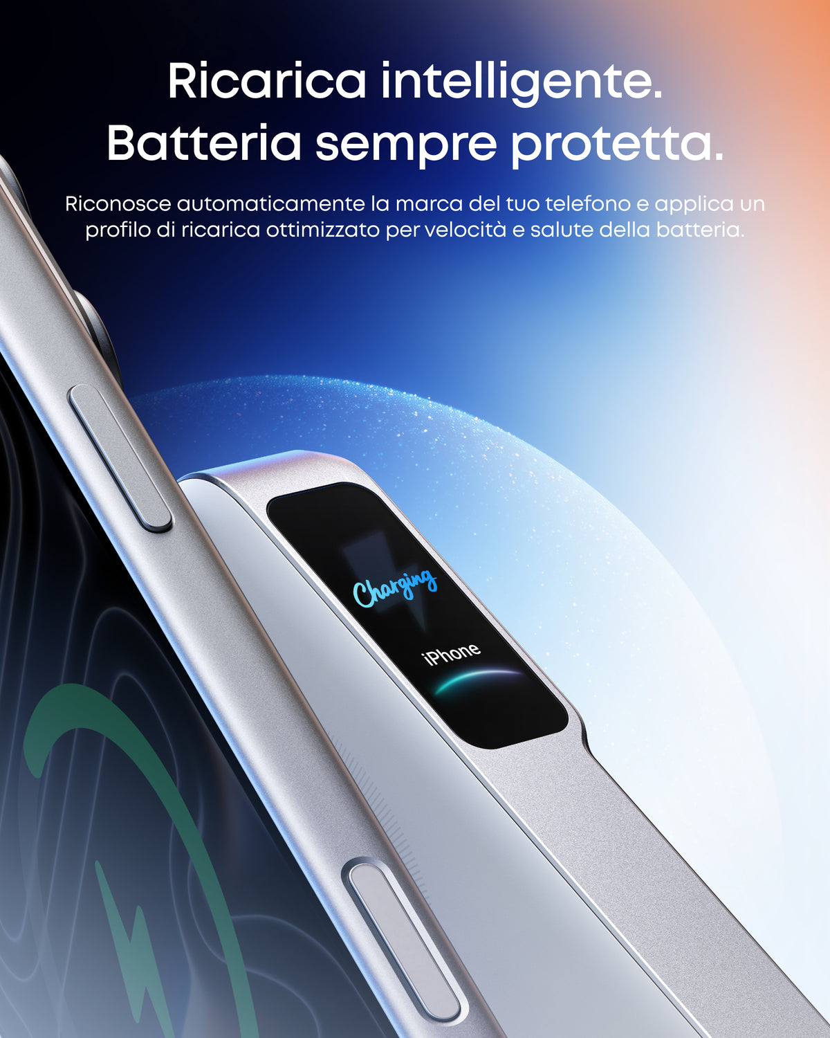 Anker MagGo Power Bank 2 Pro (MagSafe portatile da 10.000 mAh)