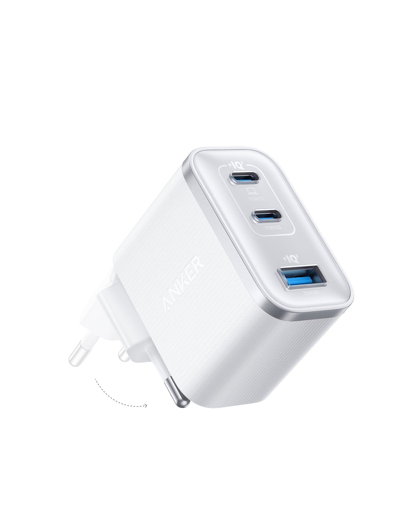 Anker Nano Caricatore (70 W, 3 Porte)