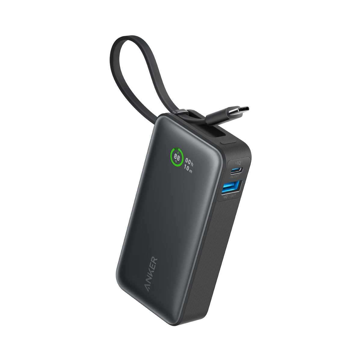 Anker Nano Power Bank (30 W, cavo USB-C integrato)