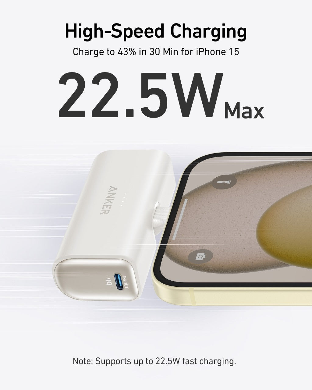 soundcore Liberty 5 Pro | Auricolari con cancellazione +Anker Nano Power Bank (22,5 W, connettore USB-C integrato)