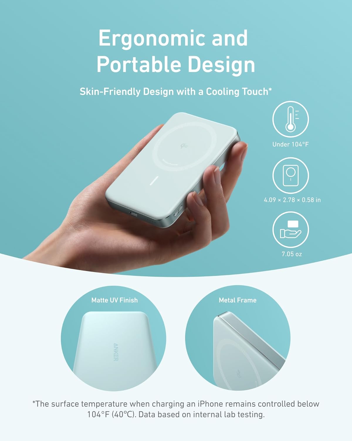 Anker MagGo Power Bank (10K, sottile)