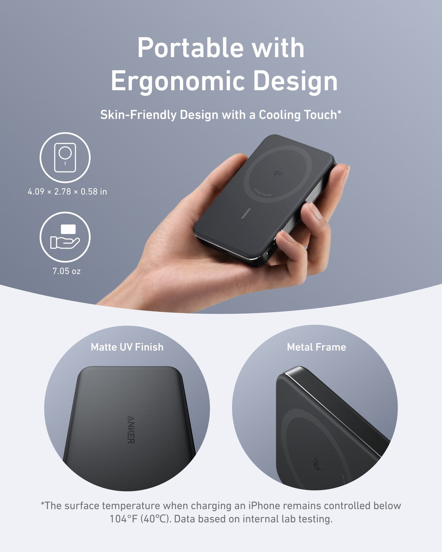 Anker MagGo Power Bank (10K, sottile)