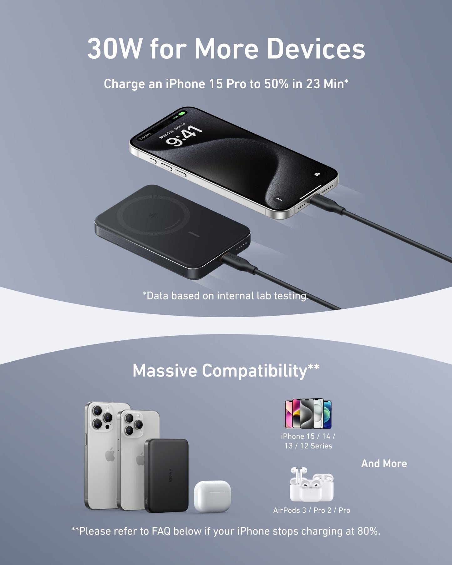 Anker MagGo Power Bank (10K, sottile)