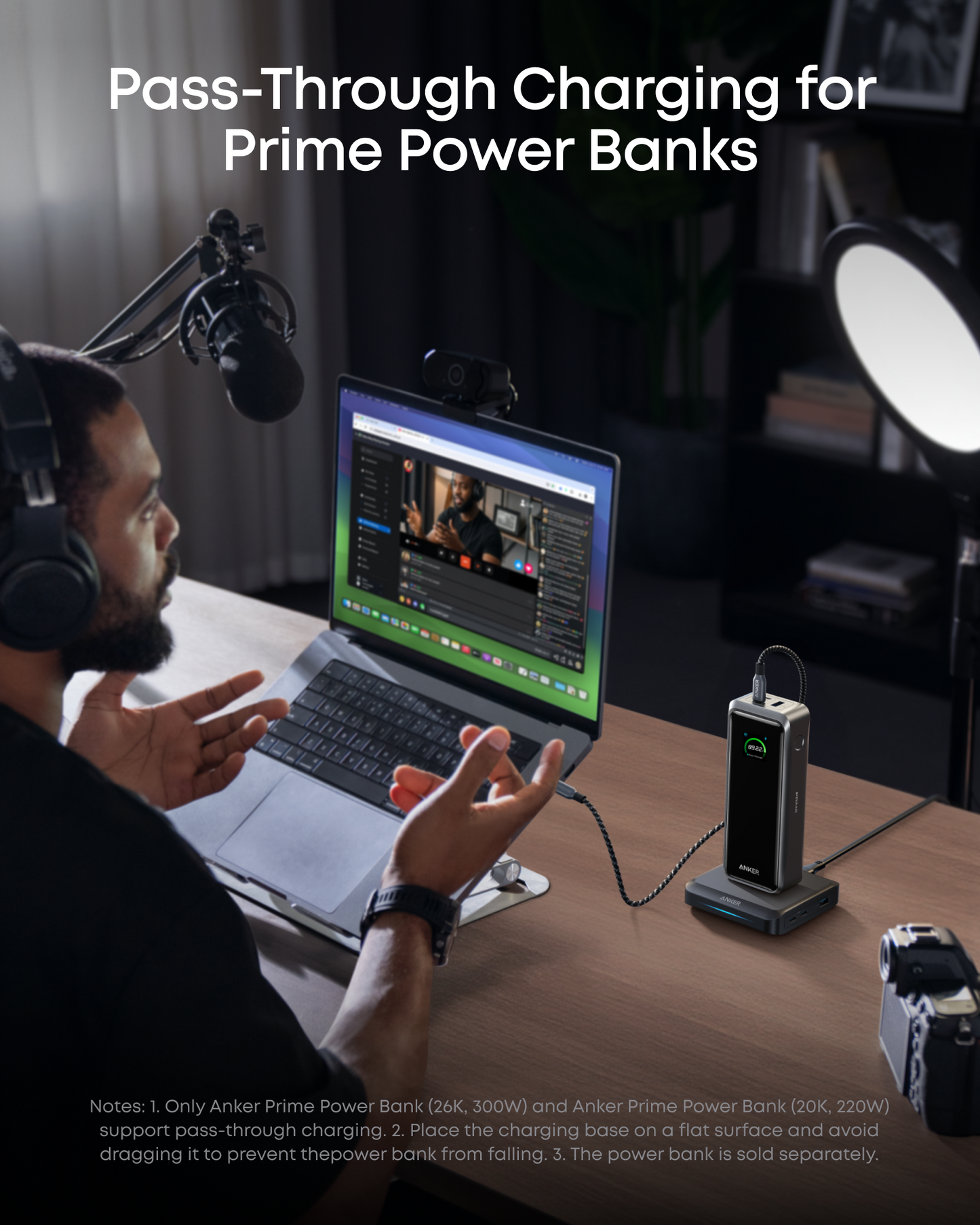 Anker Prime Base di ricarica (150 W, 3 porte)