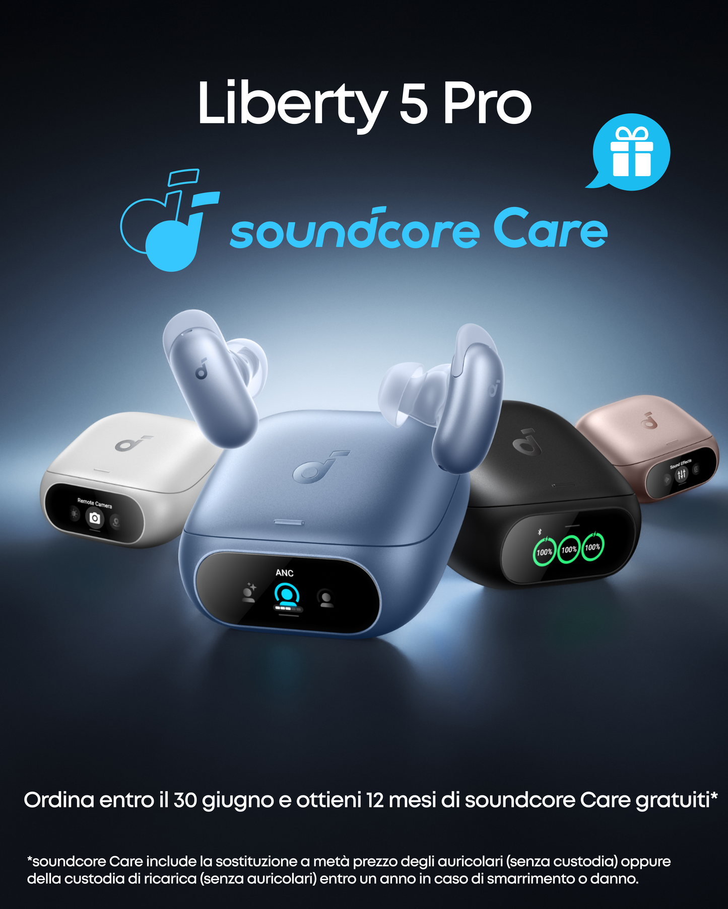 soundcore Liberty 5 Pro | Auricolari con cancellazione del rumore per chiamate nitide