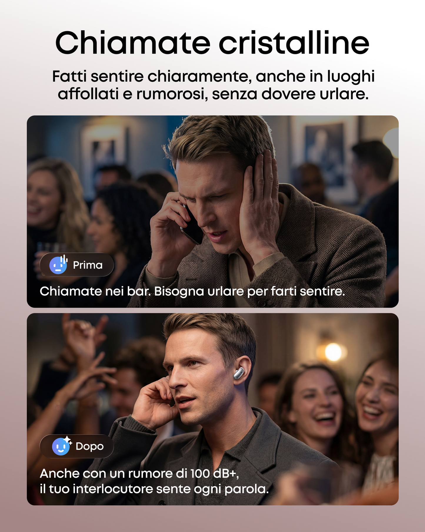 soundcore Liberty 5 Pro | Auricolari con cancellazione del rumore per chiamate nitide