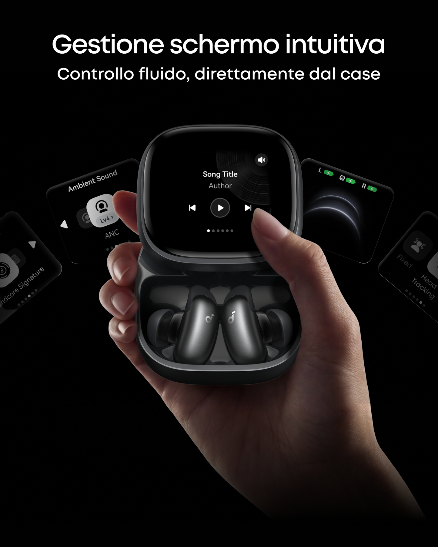 soundcore Liberty 5 Pro Max | Auricolari con Registrazione AI e Custodia Smart+Anker Nano Power Bank (22,5 W, connettore USB-C integrato)