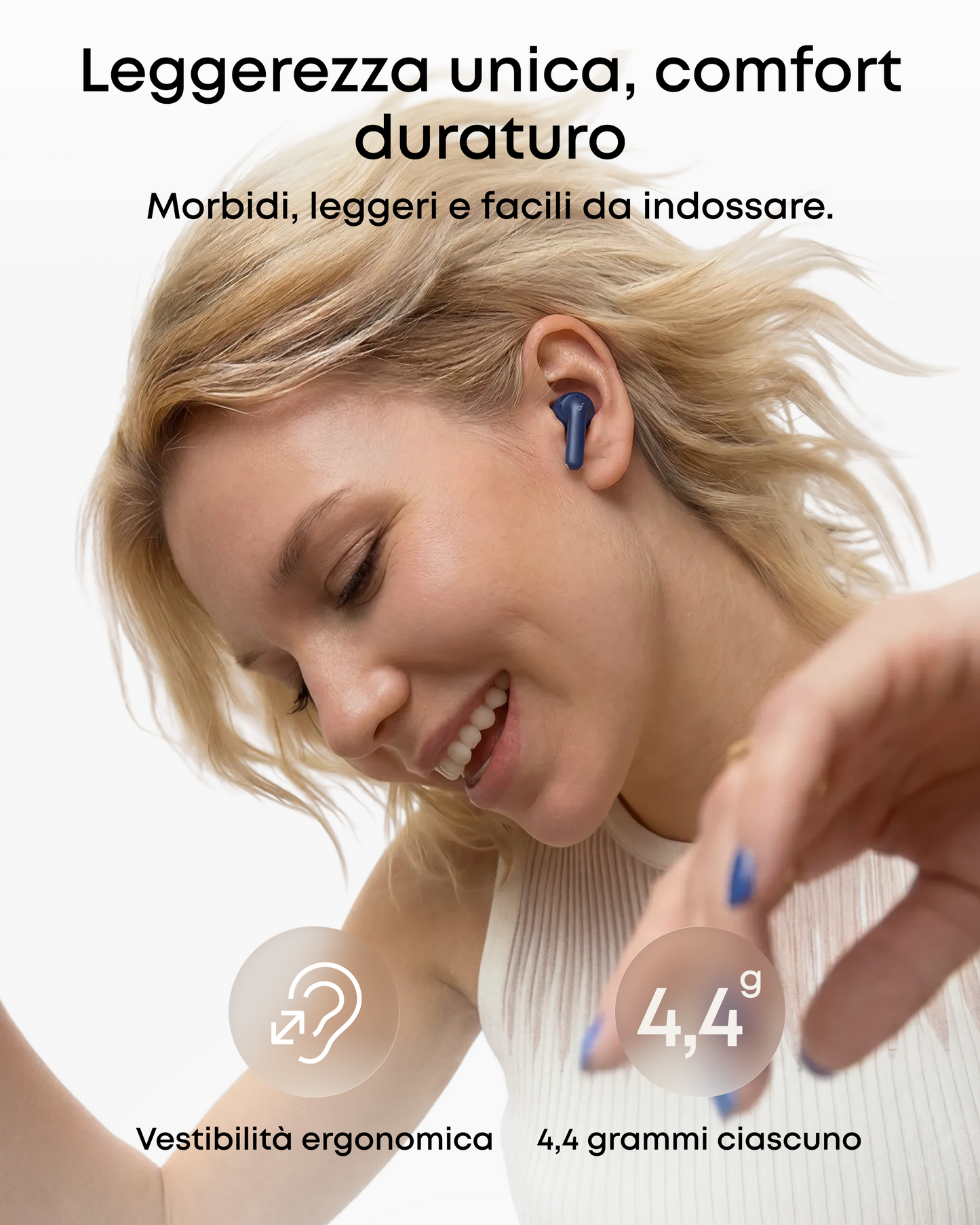 soundcore P42i | Auricolari True Wireless con ANC adattivo