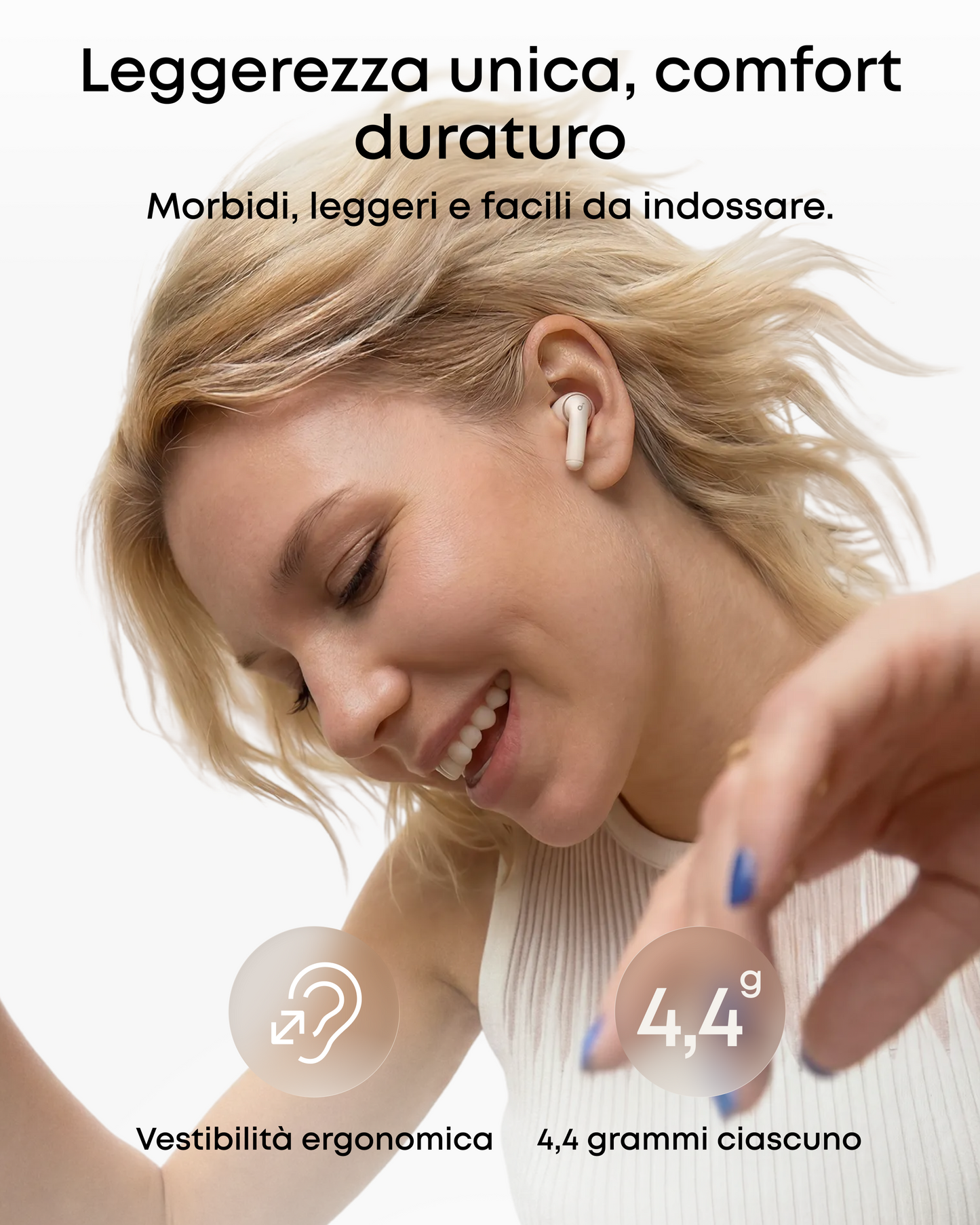 soundcore P42i | Auricolari True Wireless con ANC adattivo