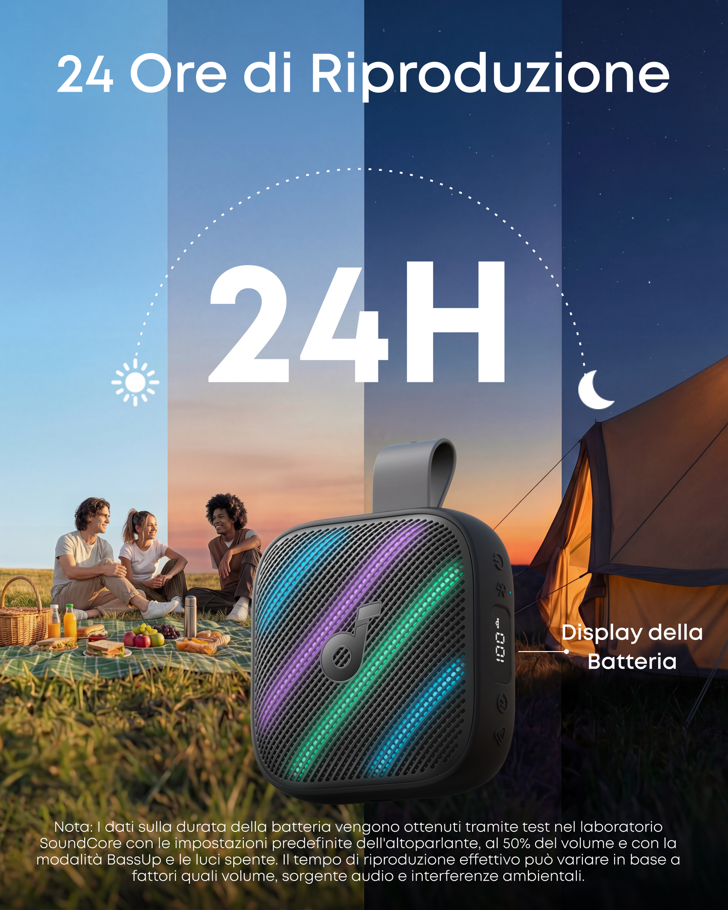 soundcore Boom Go 3i – Cassa Bluetooth portatile 15 W IP68