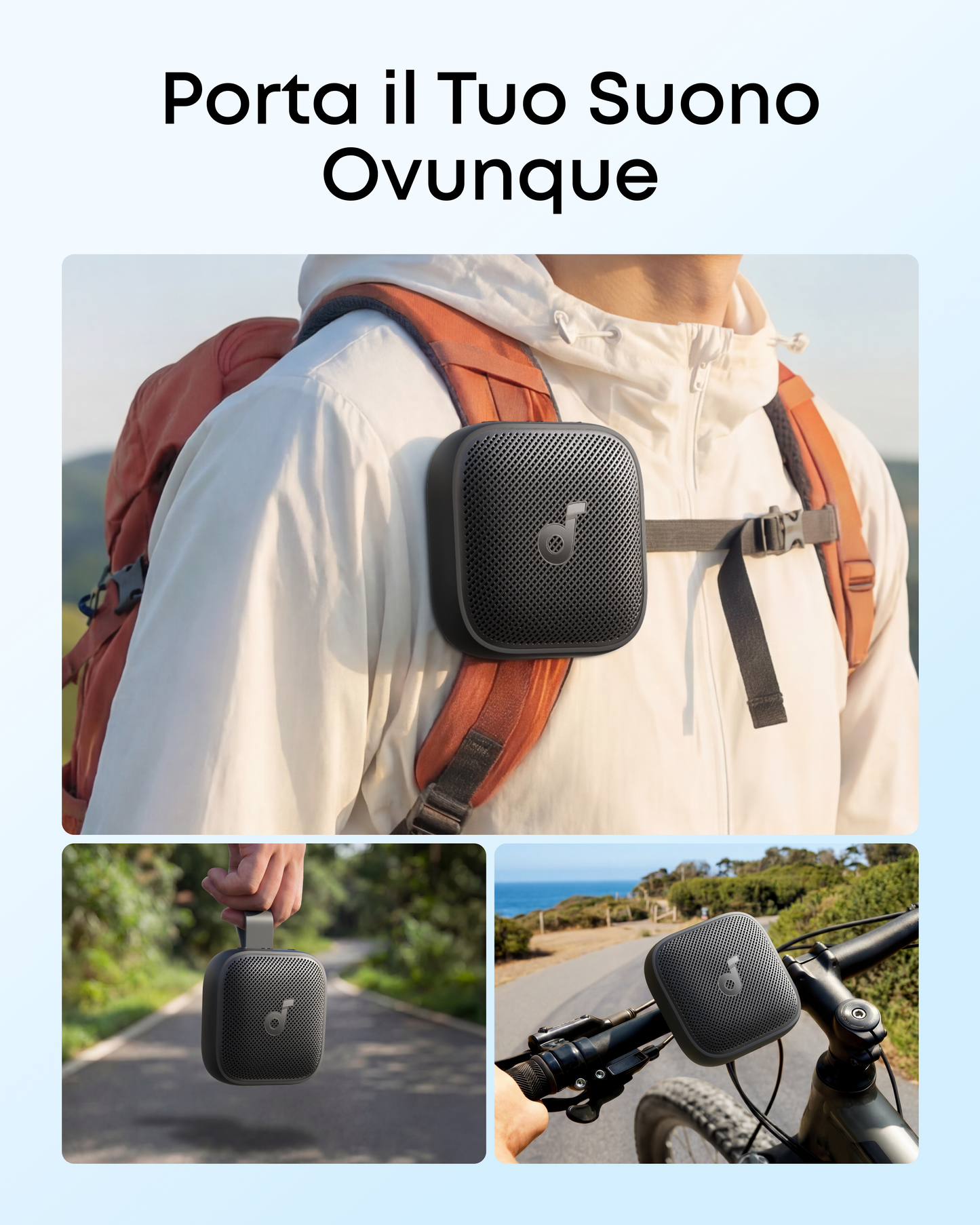 soundcore Boom Go 3i – Cassa Bluetooth portatile 15 W IP68
