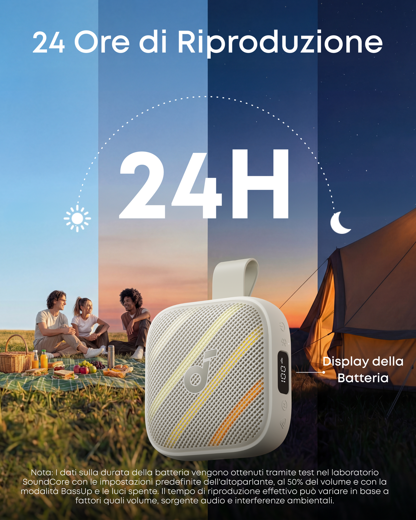 soundcore Boom Go 3i – Cassa Bluetooth portatile 15 W IP68