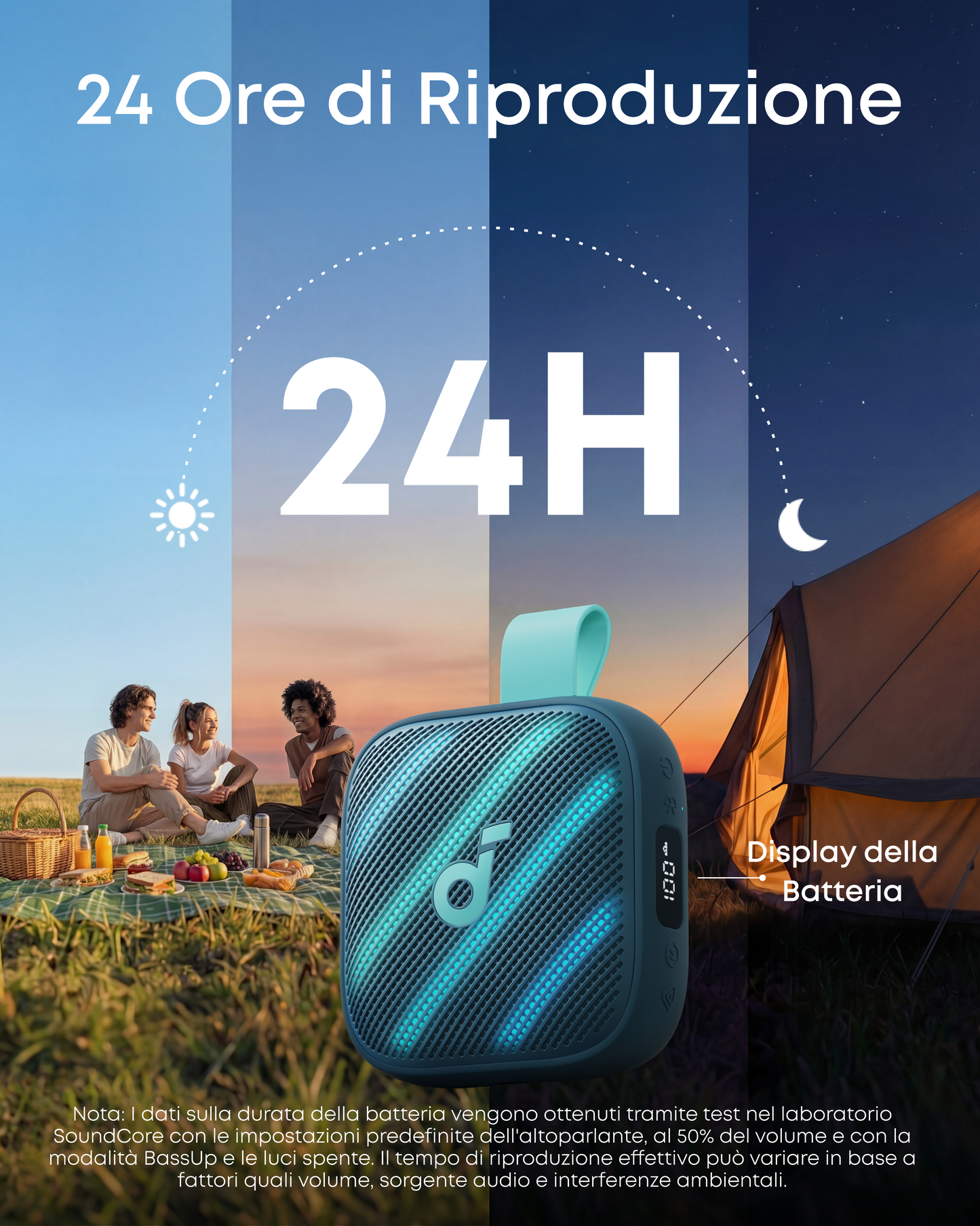 soundcore Boom Go 3i – Cassa Bluetooth portatile 15 W IP68