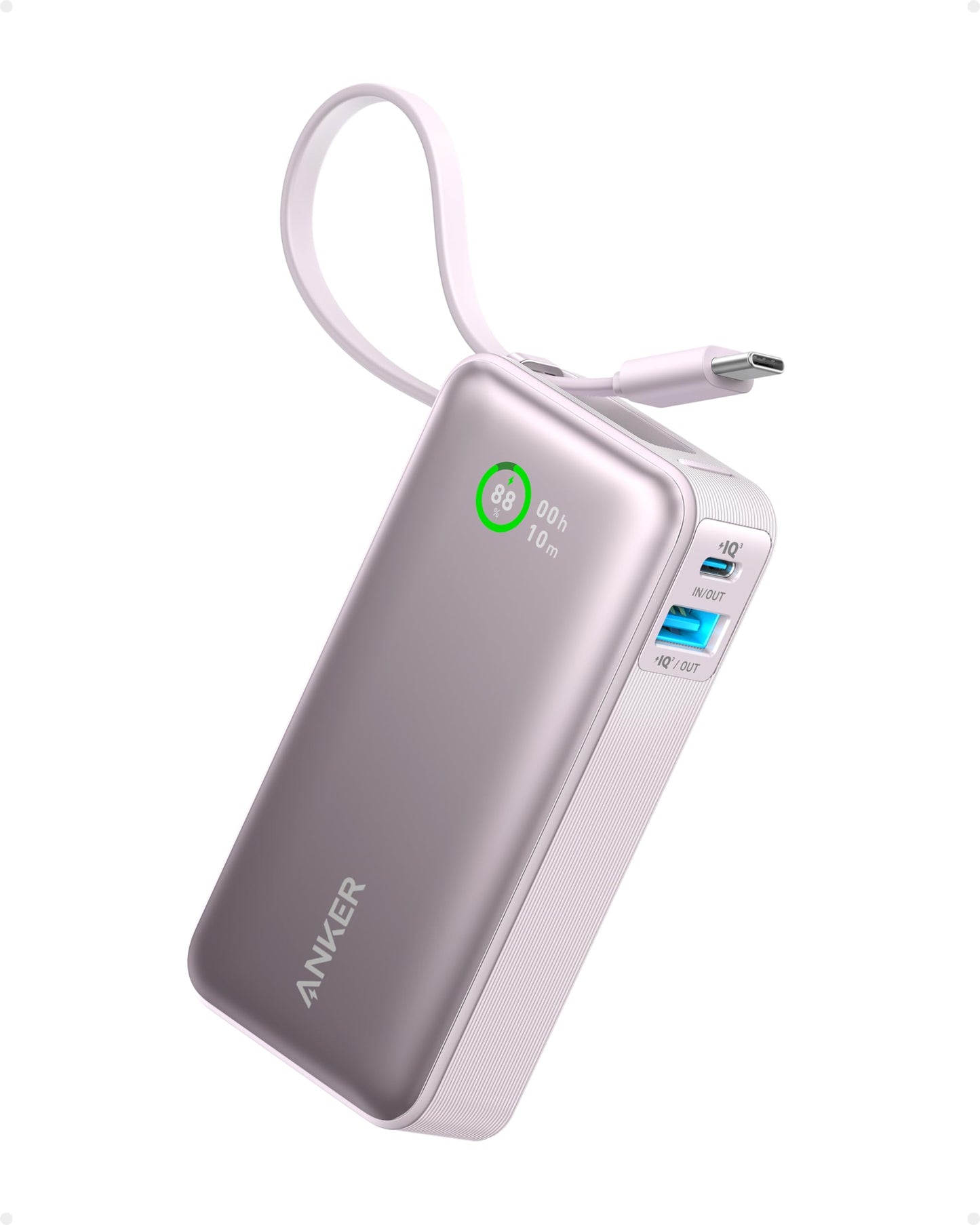 Anker Nano Power Bank (30 W, cavo USB-C integrato)