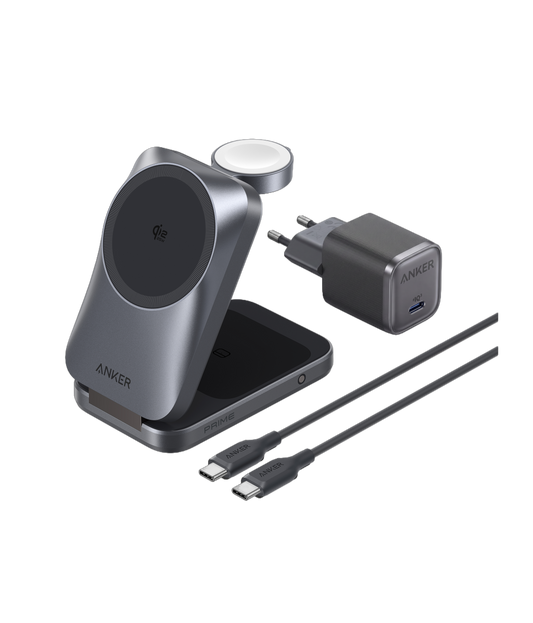 Anker Prime Stazione di ricarica wireless 3 in 1 (MagGo, AirCool, pieghevole)