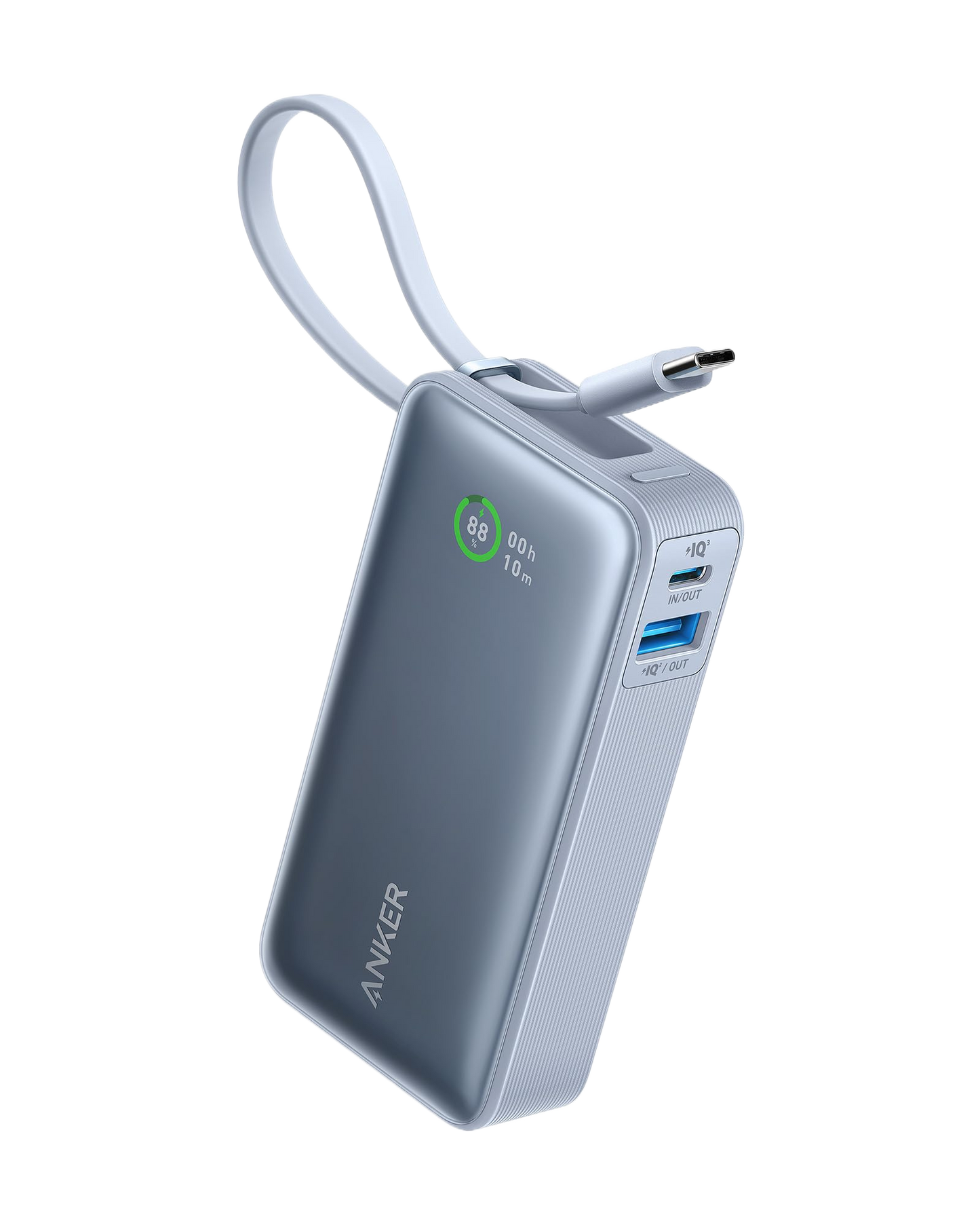 Anker Nano Power Bank (30 W, cavo USB-C integrato)